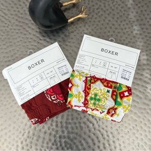 Urban Outfitters 2 Piece Geo Woven Print Boxer